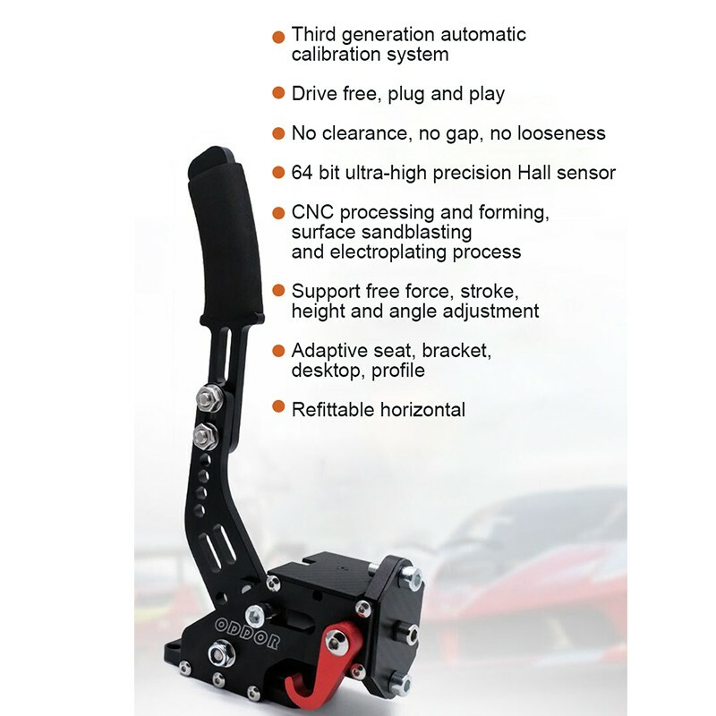 PC USB Handbrake SIM For G25/27/29 T500 PC Racing Game FANATECOSW DIRT RALLY gk4