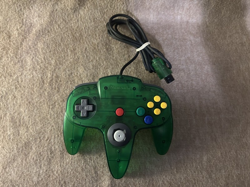 Jungle Green N64 Nintendo 64 Controller - OEM - Brand New Joystick-TESTED WORKS gallery