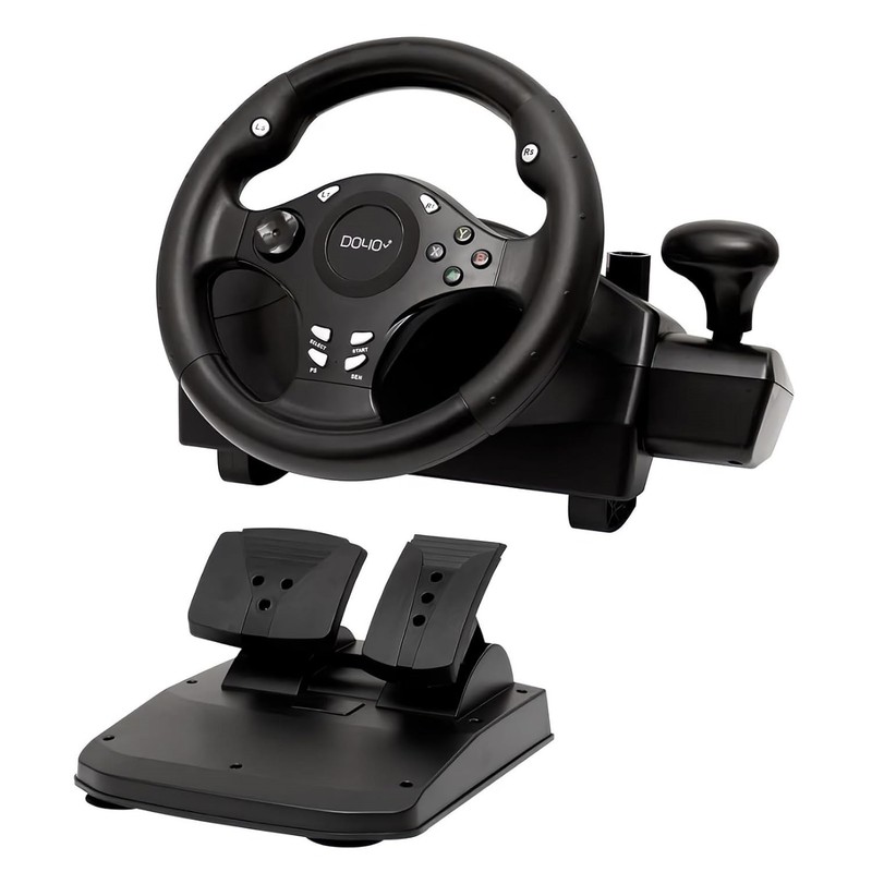 DOYO 4 types Most Popular Universal Gaming Steering wheel With Pedals & Shifter