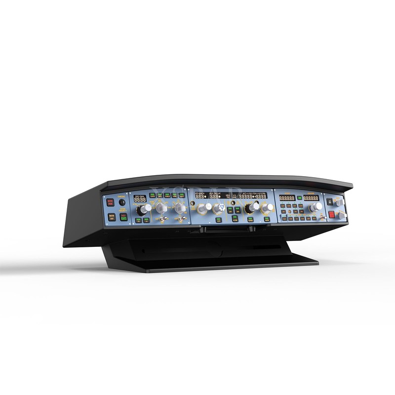 WINGFLEX A320 Combo Cube Stand Integrated EFIS FCU & RMP Mount 13° Tilt USB Hub