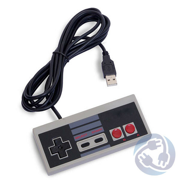 USB Wired Classic Retro NES Style Game Controller for PC / MAC / Windows / Linux