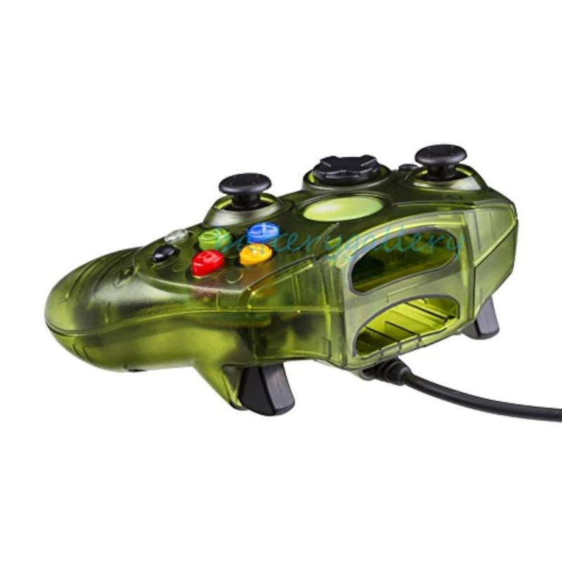 Mars Devices Lot Of 2 Green Controller Control Pad For Microsoft Xbox Model 7Z gallery