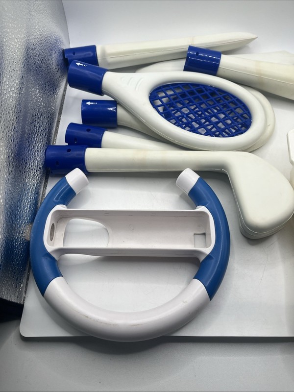 Lot Of Nintendo Wii Accessories Wheels Golf Tennis Baseball Etc gallery