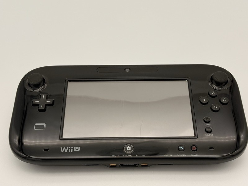 Nintendo Wii U Black Gamepad Controller Untested for Parts or Repair