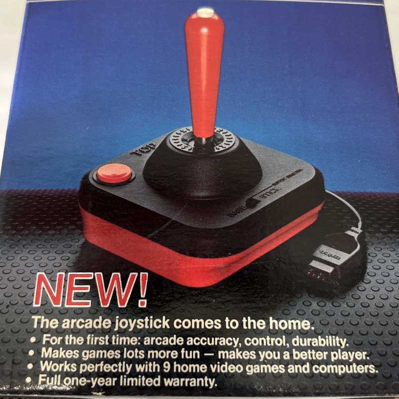 Wico Command Control Joystick 15-9714 Atari 2600 System or 400/800 Computers NEW gallery