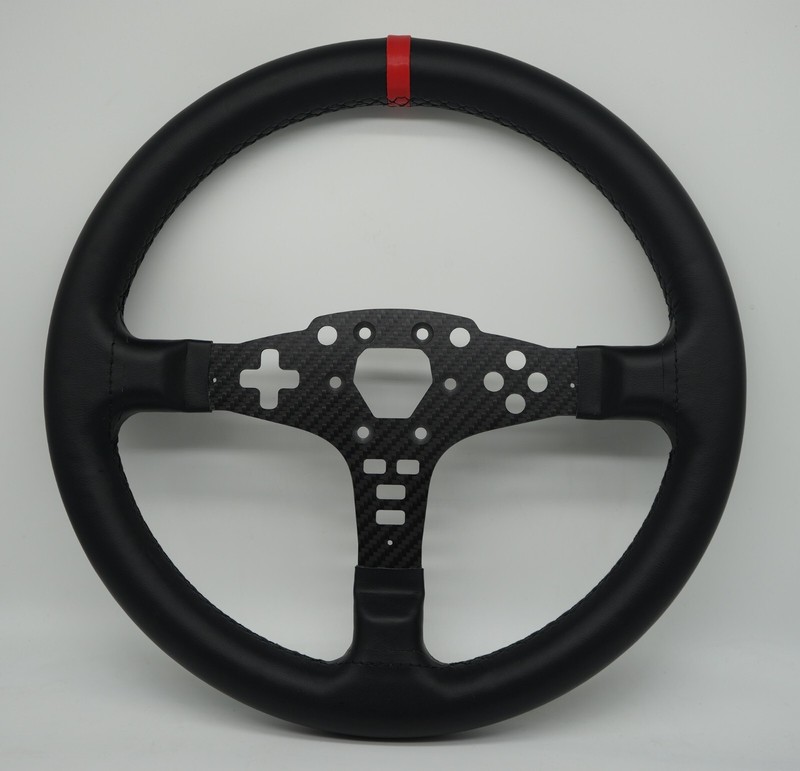 SIMPUSH MOZA R5 R3 ES 13inchs 33cm Circular steering wheel Rally sim racing gallery
