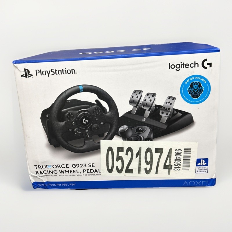 Logitech G923 SE Racing Combo w/Shifter for PlayStation PS4/PS5/PC New Open Box