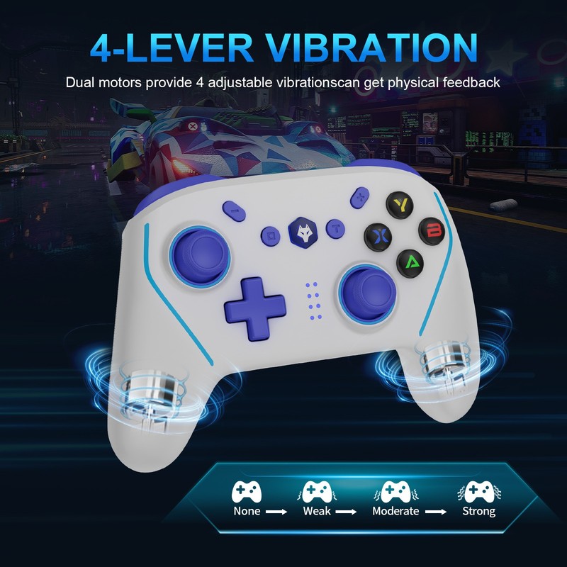 Hall Effect Wireless Gamepad Bluetooth Controller for Multi-platform gallery