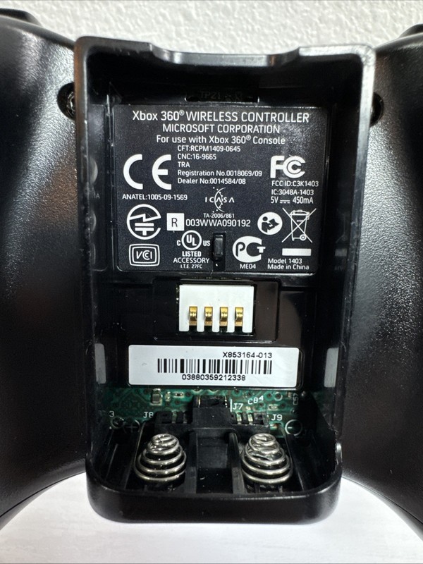 Microsoft Xbox 360 Wireless Controller 1403 Black OEM | Tested & Works Free Ship gallery