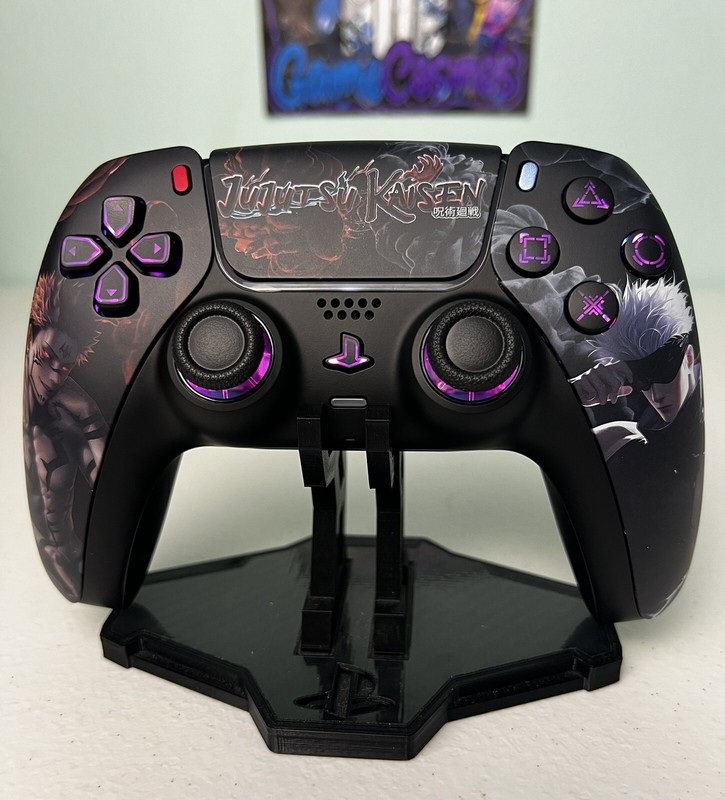 Jujutsu Kaisen Gojo VS Sukuna - RGB LED - Custom Wireless Controller 4 PS5 Or PC