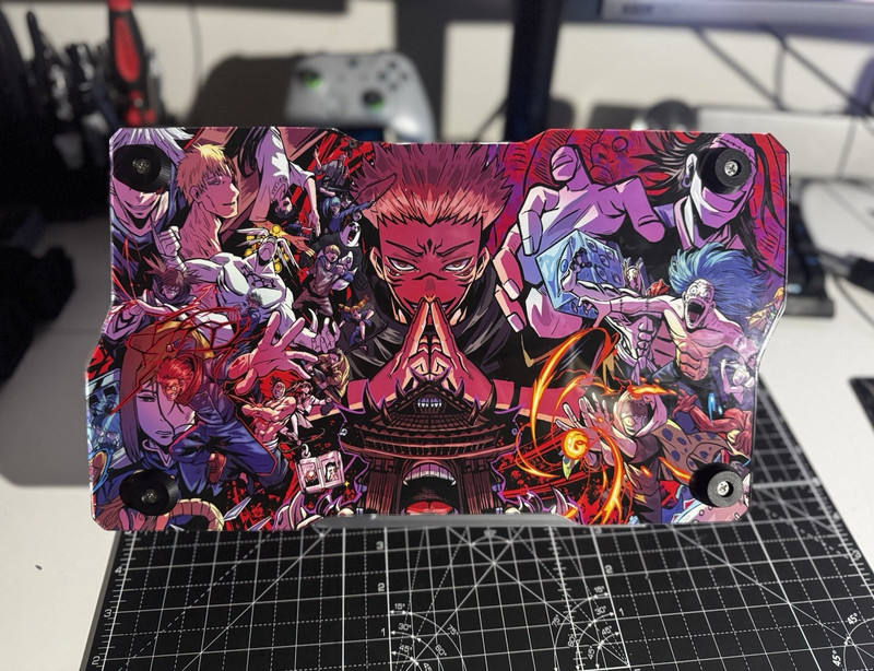 Jujutsu Kaisen Wired USB Arcade Fight Stick Controller Joystick Buttons Glossy