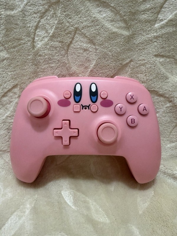 PowerA Enhanced Wireless Controller Nintendo Switch Kirby Mouthful Excellent.