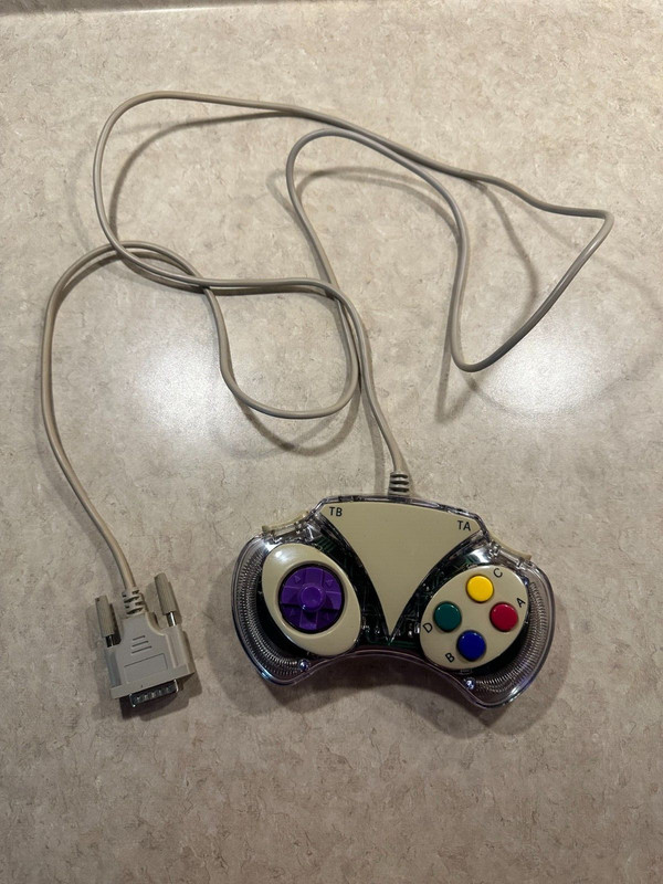 Inland Pro Pad 4000R Premium 6 Button Digital Game Pad Clear IBM PC