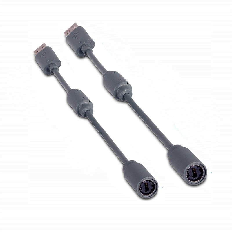 XUKEKOY 2 Pack Replacement Dongle USB Breakaway Cable for 27 cm, Dark Grey
