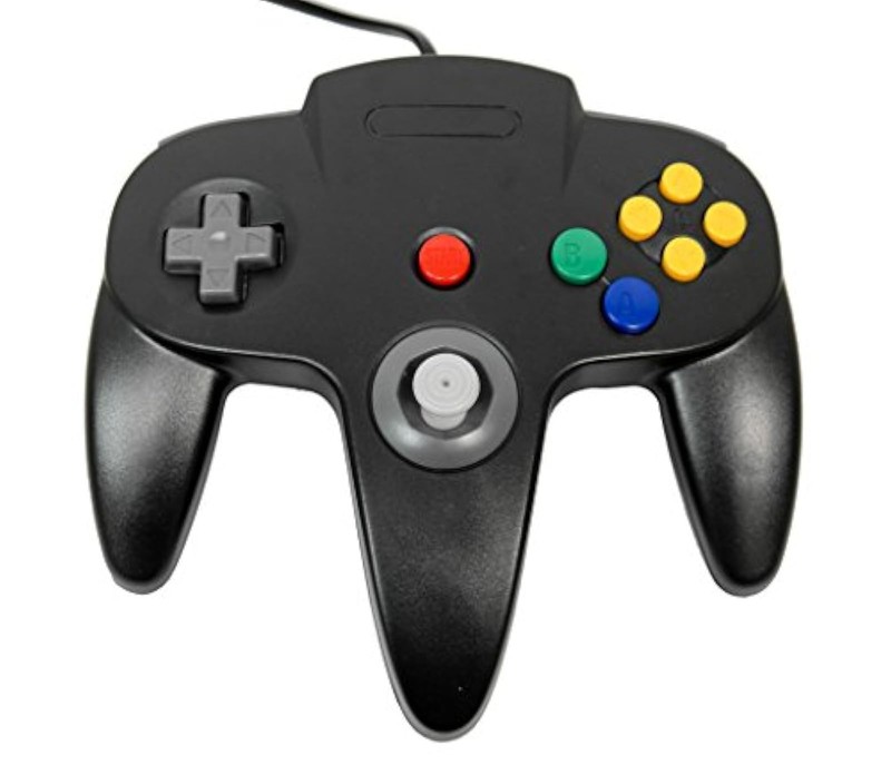 Mars Devices Nintendo Black Replacement Controller Gamepad For N64 Brand New 4Z