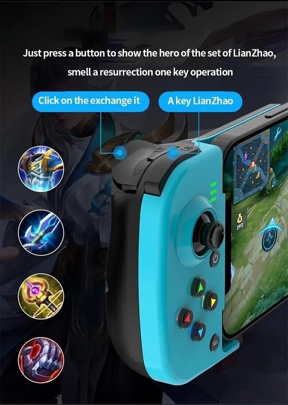 Gamepad Telescopic IOS Android Switch Stretch Wireless BT 5.0 Phone Controller