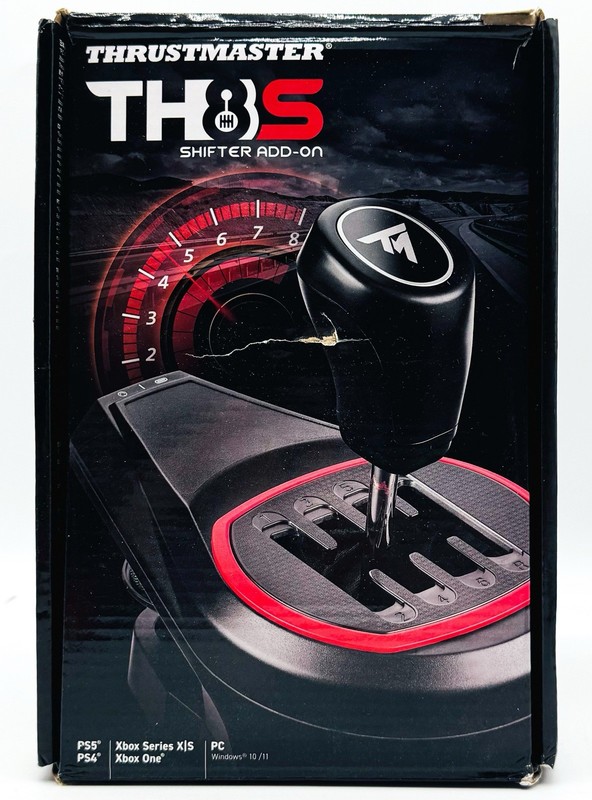 Thrustmaster TH8S Gearbox Shifter For Thrustmaster Racing Wheels – Black – Read