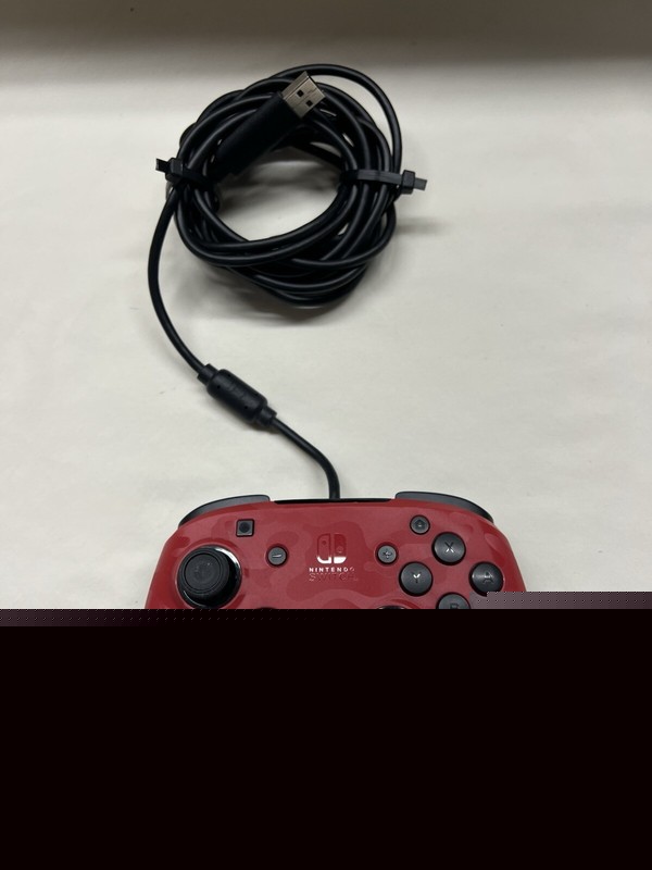 PDP Faceoff Deluxe+ Nintendo Switch Audio Wired Controller Red Camo USB