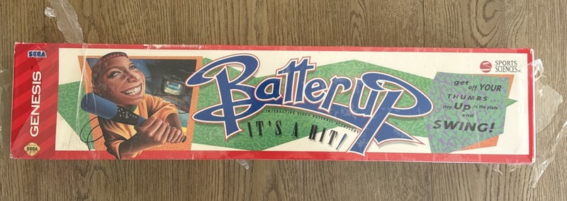 Batter Up Baseball Bat Controller Sega Genesis Factory Sealed NEW Rare