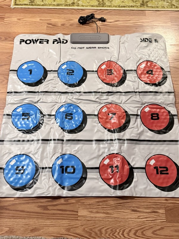 Nintendo NES Power Pad Floor Mat Controller Game Accessory