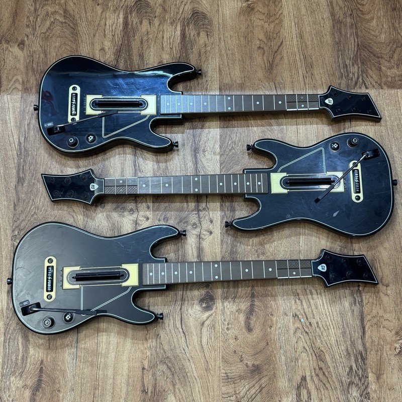 Lot of 3 Guitar Hero Live Power Wireless Guitars 0000654 Untested Parts Repair