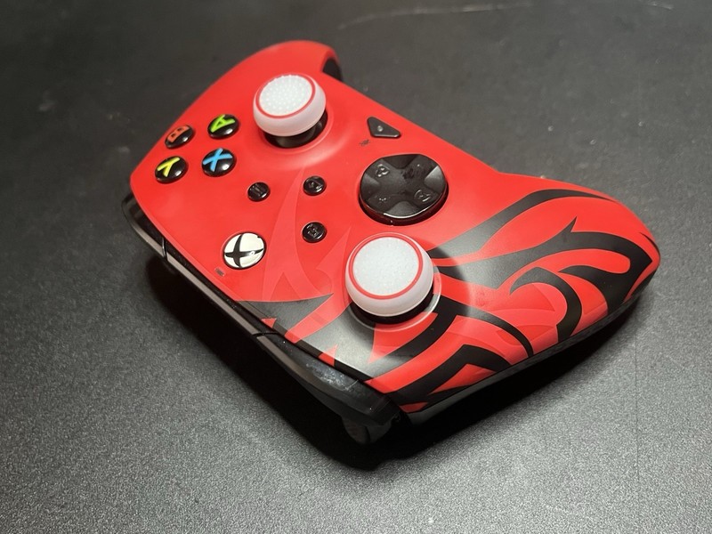 🎮 PDP Xbox One Controller Red/Black + White Thumb Grips + Cable 🎮 🔥