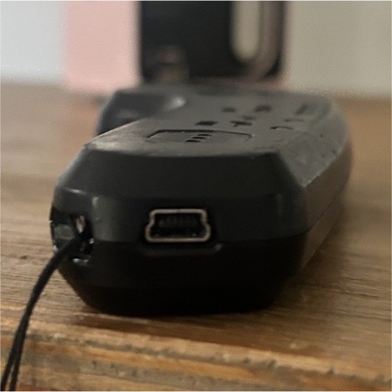 Boosted Board V2 Remote Controller USB Charging Port, charger not included.