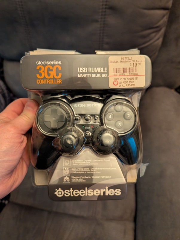 Steel Series 3GC Controller 69001 New Open Box