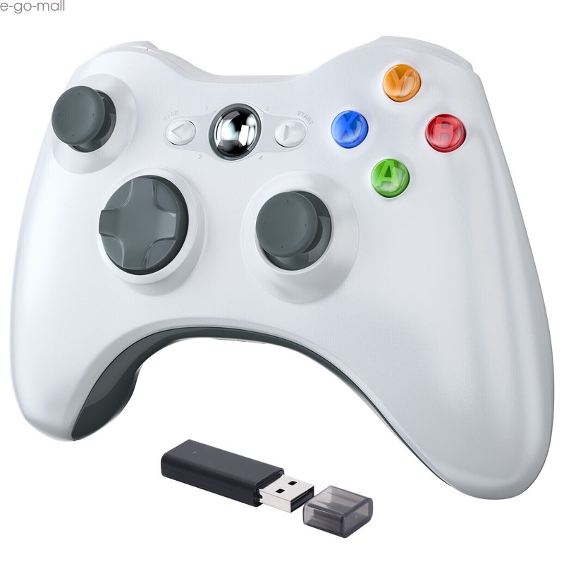 2.4G Xbox 360 Controller Gamepad Joystick & Receiver for Xbox 360 PC Windows MAC