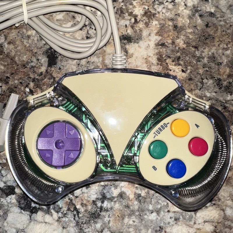 Inland Pro Pad 4000R Premium 6 Button Digital Game Pad Clear IBM PC gallery