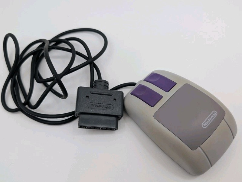 Super Nintendo SNES Mouse for Paint Accessory SFC OEM SNS-016 Controller Only gallery