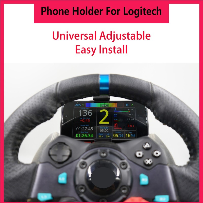 SIMPUSH Universal Adjustable Phone Holder Mount Stand Fit For Logitech Base