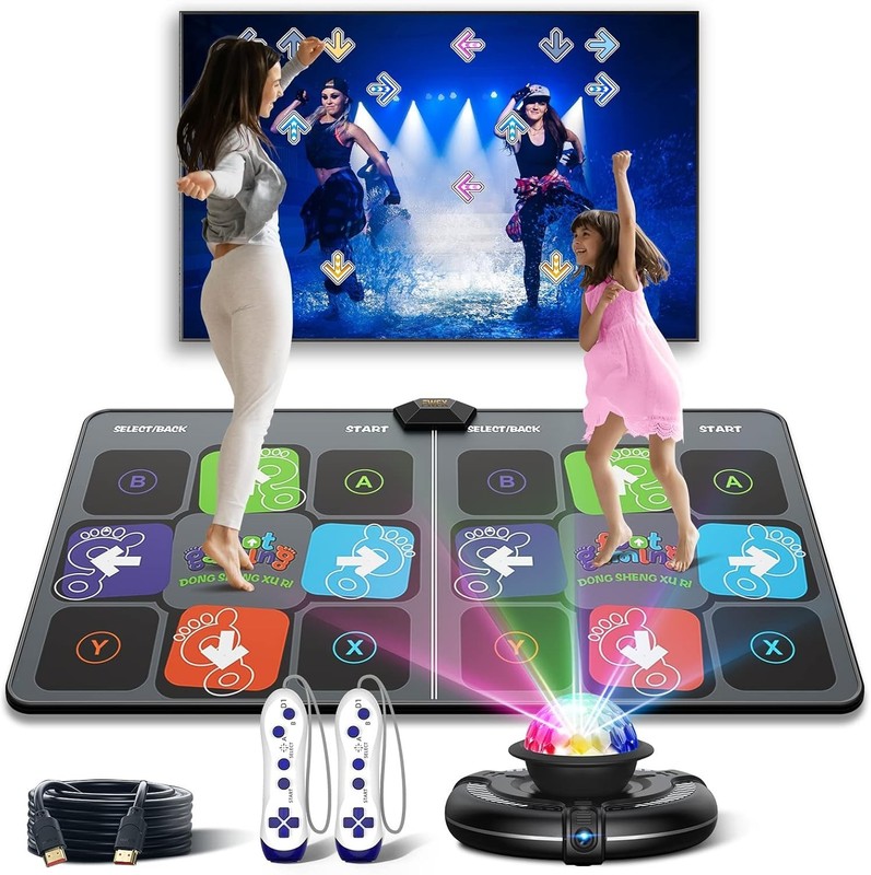 FWFX Dance Mat for TV Games Wireless Musical Electronic Dance Pad