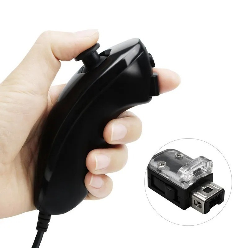 Authentic Nintendo Wii Nunchuck ControllerOEM Official Wii Nunchucks Remotes USA gallery
