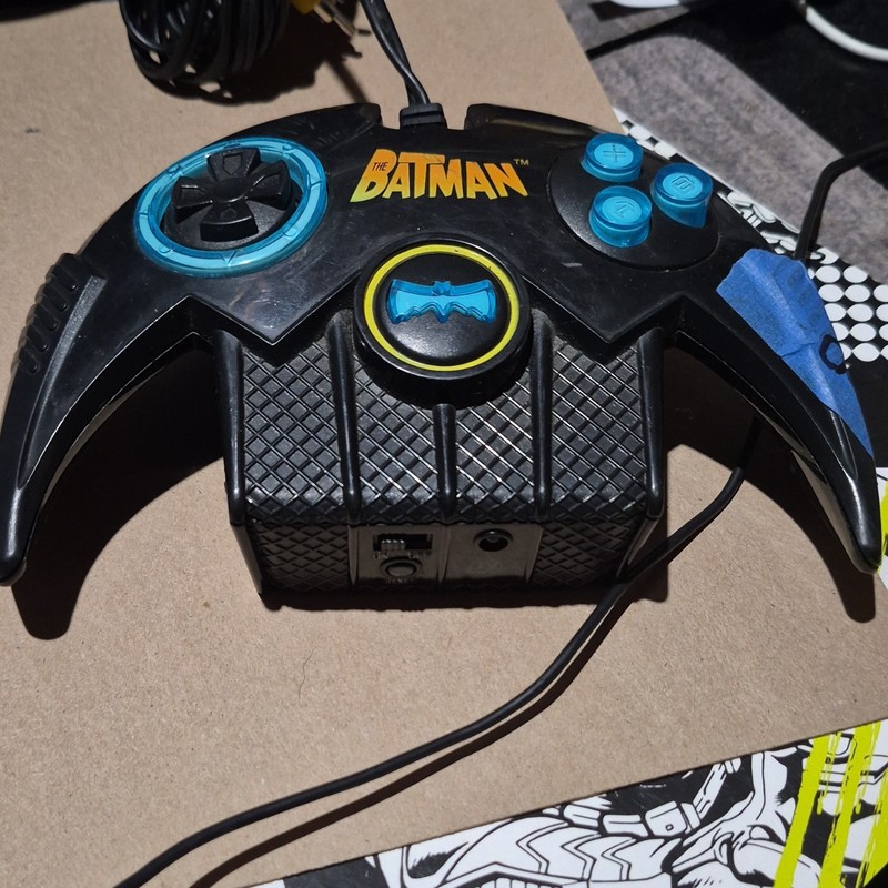 JAKKS Pacific The Batman TV Games Wired Plug & Play Controller w/ Built-in Games
