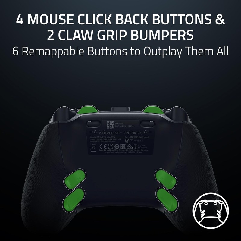 Razer Wolverine V3 Pro 8K PC Wireless Controller for PC Certified Refurbished gallery