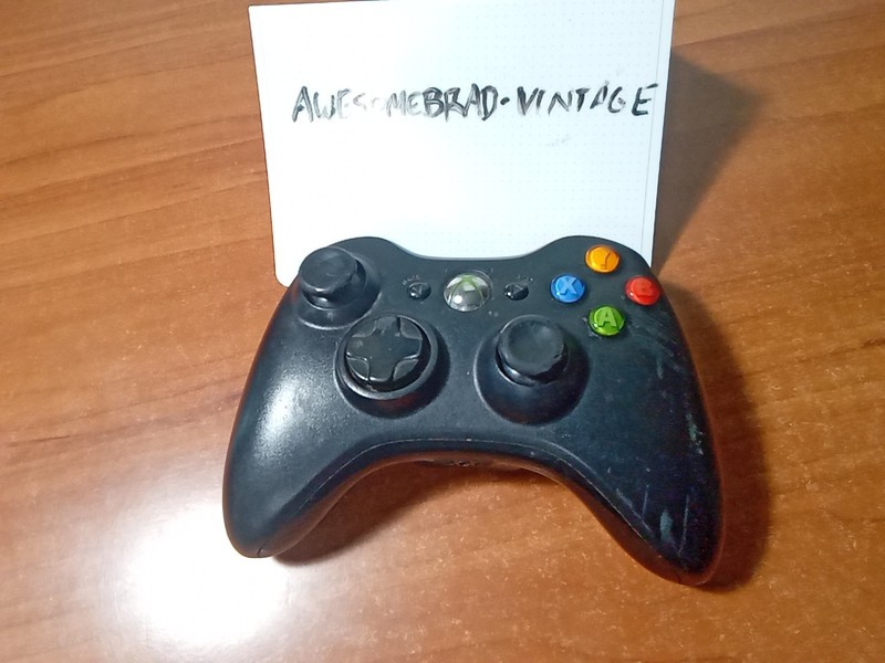 OEM Microsoft Xbox 360 Wireless Controller – Glossy Black *TESTED*