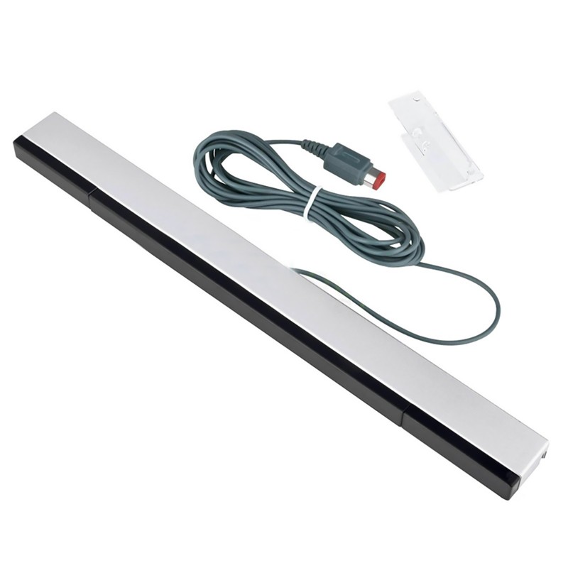 Wired Remote Motion Sensor Bar IR Infrared Ray Inductor for Nintendo Wii / Wii U