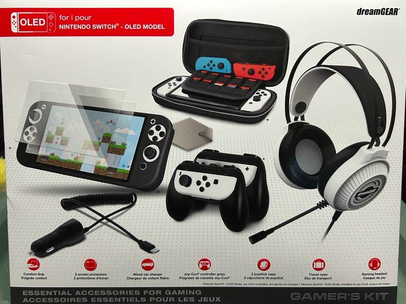 Dreamgear DGSWO-6551 Gamers Kit for Nintendo Switch – Oled Model Black
