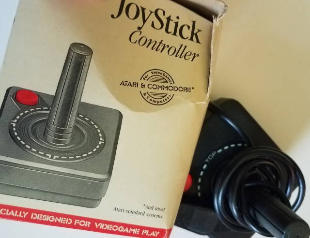 Suncom Computer Video Game Joystick Controller For Atari & Commodore Vtg 1980s gallery