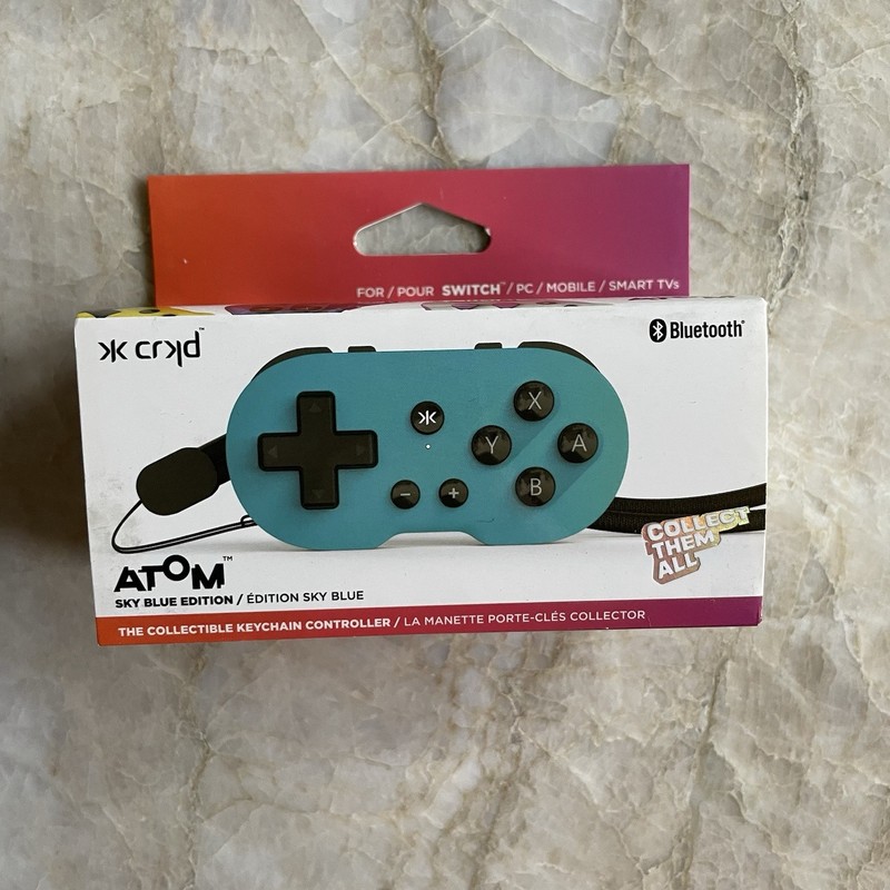 Atom Sky Blue Edition Switch PC Mobile Smart TV Keychain Controller