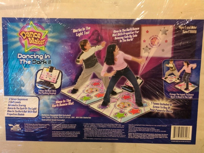 Dance Maker Dancing In The Dark 2 Dance Mat Moose Mountain 2004 Light Music Game