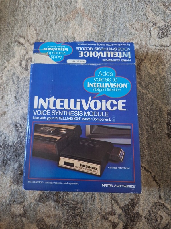 Mattel Electronics Model 3330 Intellivoice Voice Synthesis Module Box Included