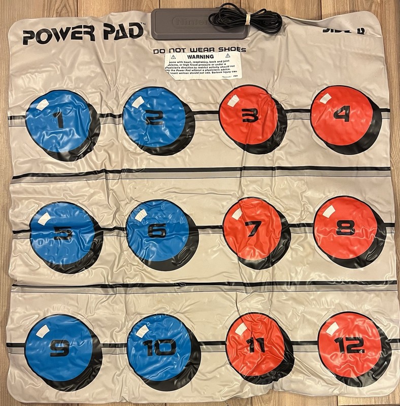 Nintendo Power Pad NES Official OEM NES-028 Floor Mat Controller Untested