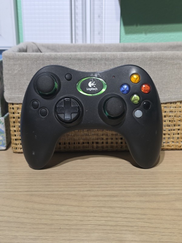 Original Xbox Logitech Wireless Black Controller