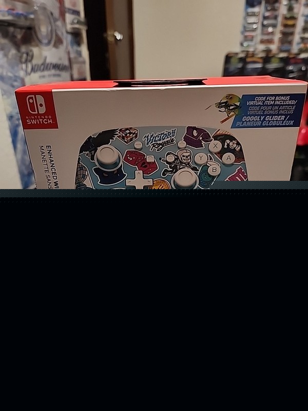Fortnite Nintendo Switch Rechargeable Wireless Controller Sticker Mania PowerA