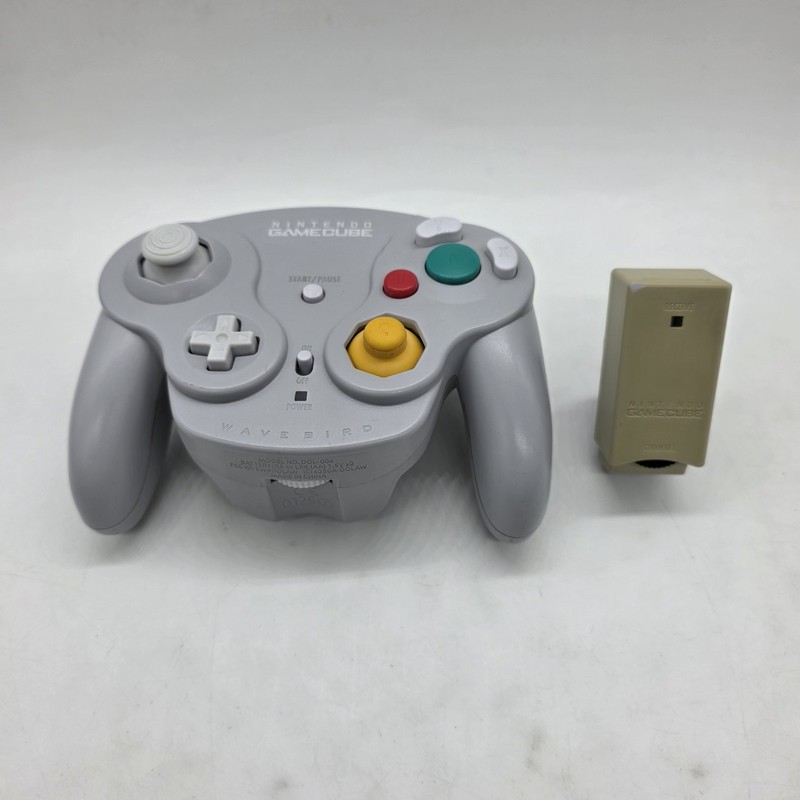 Nintendo GameCube Wavebird Controller w/ Receiver Authentic And Tested!