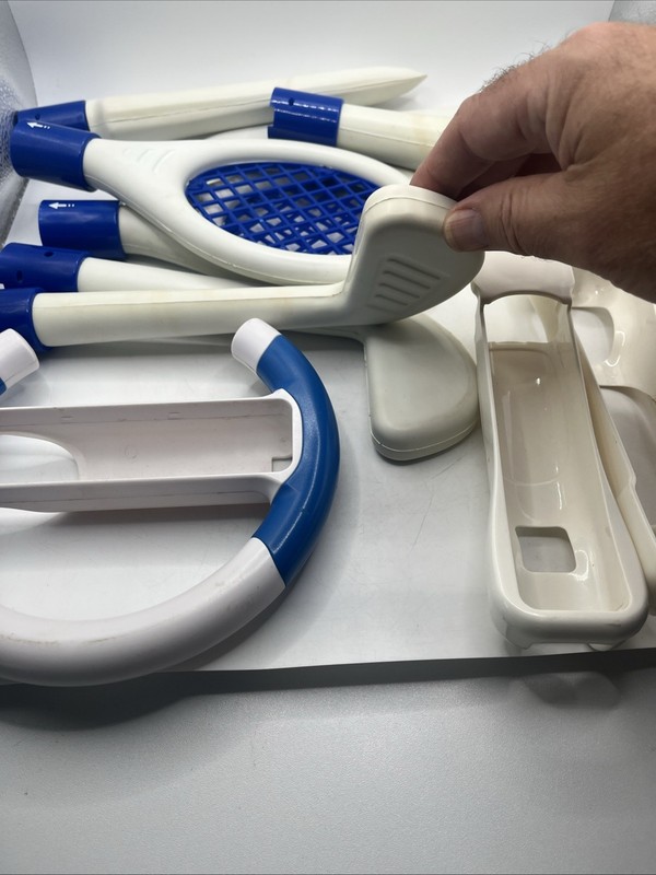 Lot Of Nintendo Wii Accessories Wheels Golf Tennis Baseball Etc gallery