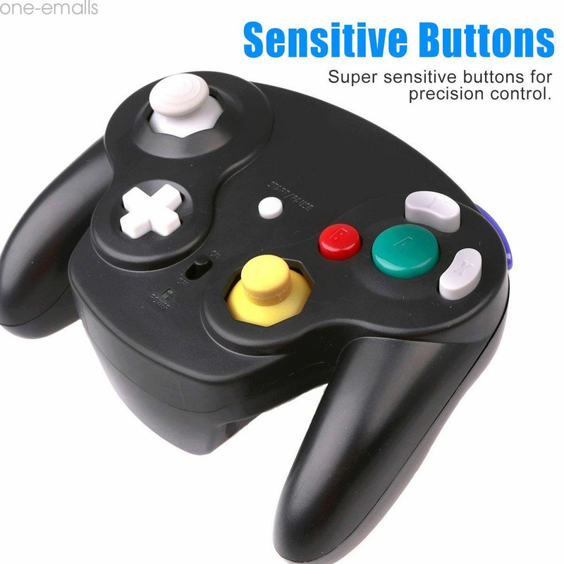 Wireless Game Controller w/ Adapter Wavebird For Gamecube Classic Retro GC NGC gallery