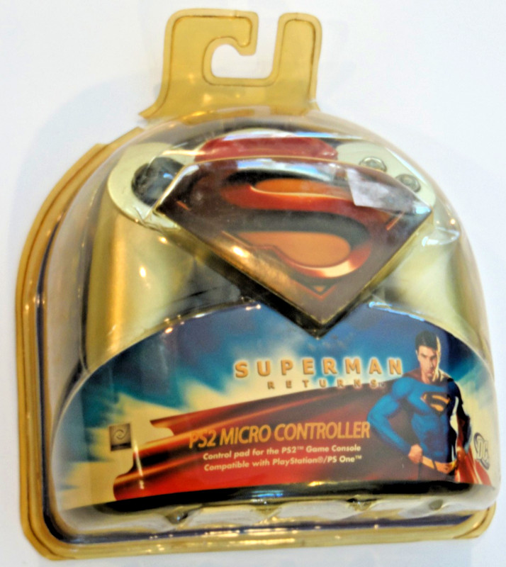 Superman Returns PS2 Micro Controller Naki for Playstation 2 PS2 - Sealed w WEAR gallery